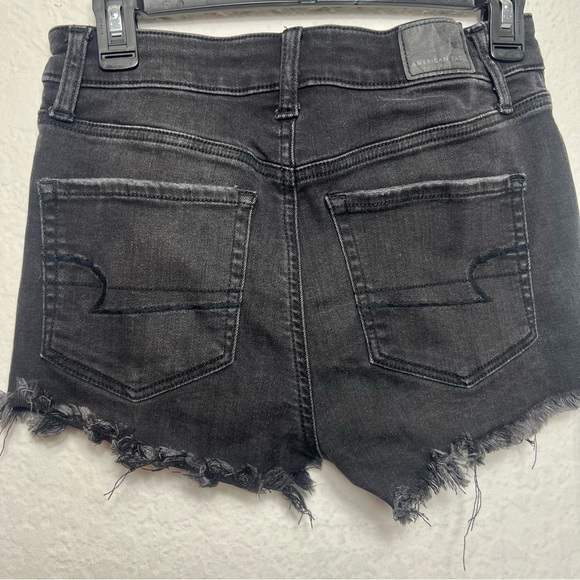 American Eagle Hi-Rise Shortie Denim Shorts - Picture 4 of 7